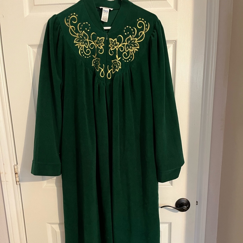 Vintage Vanity Fair House fleece Coat robe size large